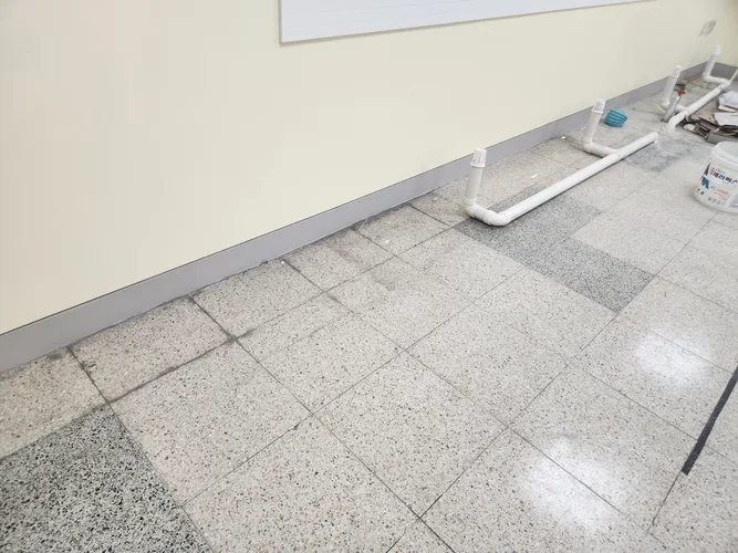 안양 욕실대리석연마 작업 중